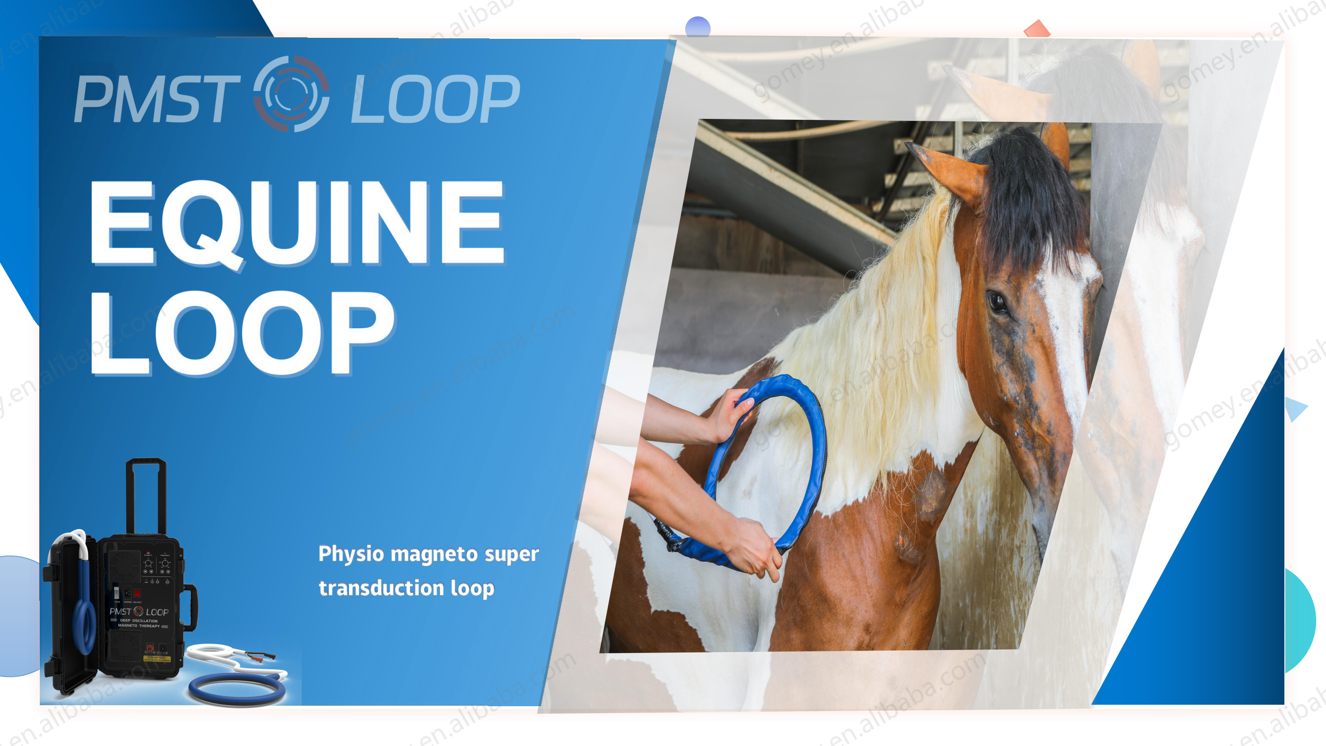 GOMECY PMST LOOP Импульсное электромагнитное поле ПЭМФ терапия Сплавленная 15Ампер Магнитная интенсивность 1000-6000 Гаусов для домашнего использования