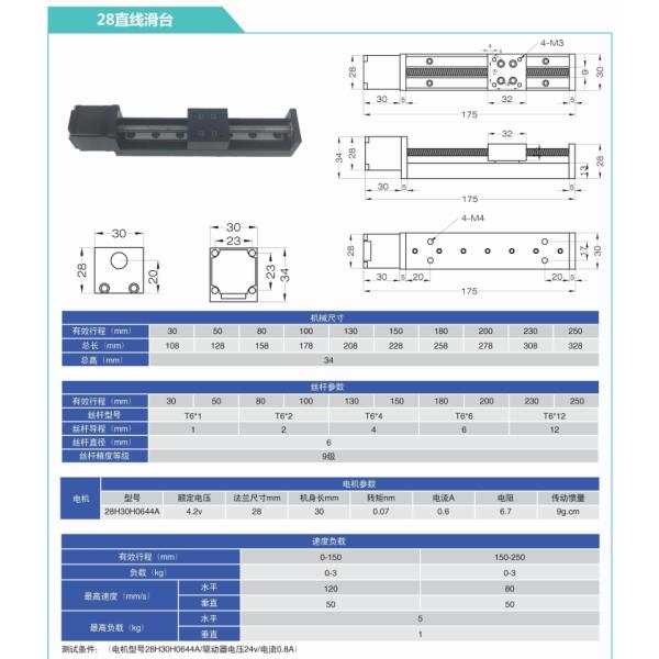 50MM 2 Inch Stroke T-Type NEMA11 28MM Stepper Motor Kit