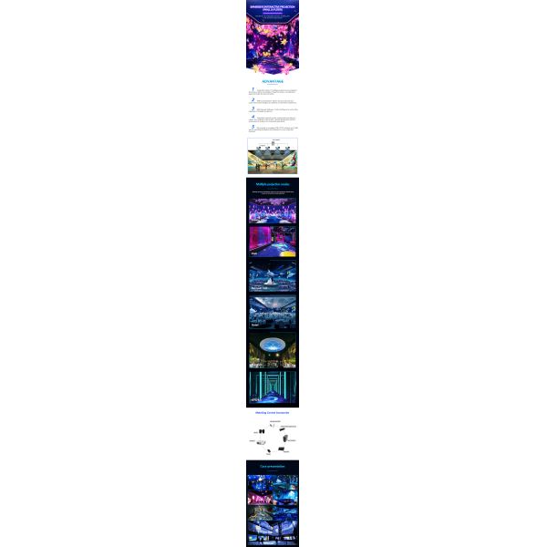 Multi Channel Seamless Projection Fusion Immersive Interactive Projection Solution