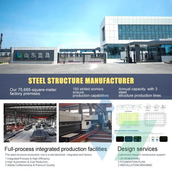 Animal Welfare Focused Steel Frame Cow Barn with High Ceiling Design for Industrial Manufacturing Warehouse Shed Room