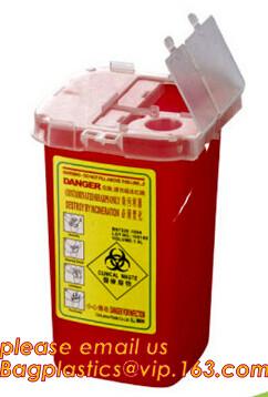 Plastic Disposable Medical Sharps Containers, Kenya safety box for needle/medical waste sharp container, Medical Plastic