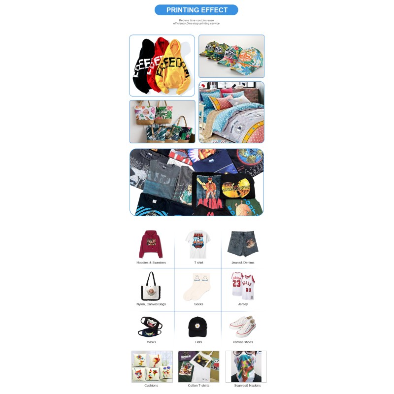 Fcolor High Quality Water Based DTF Ink Good Effect PET Film Heat Transfer Paper 1000ml DTF Ink