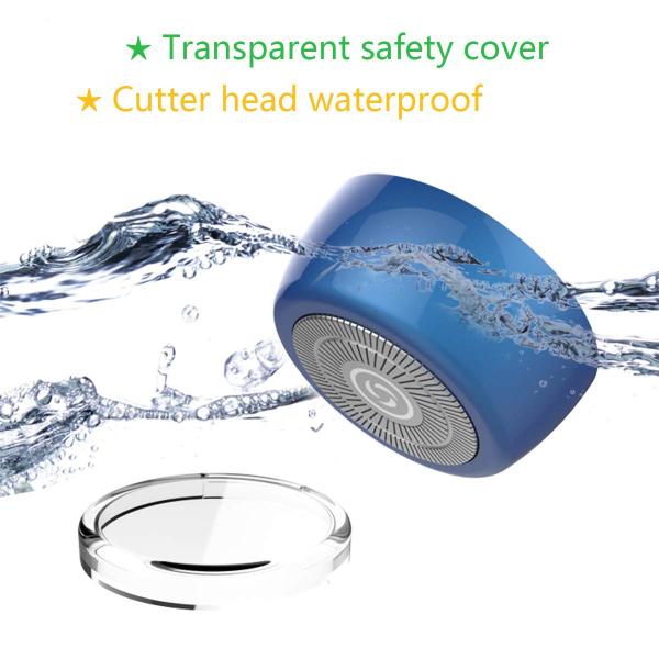 50*32mm Portable Rotary Razor Mini Hair Removal USB Shaver For Men Women Type C