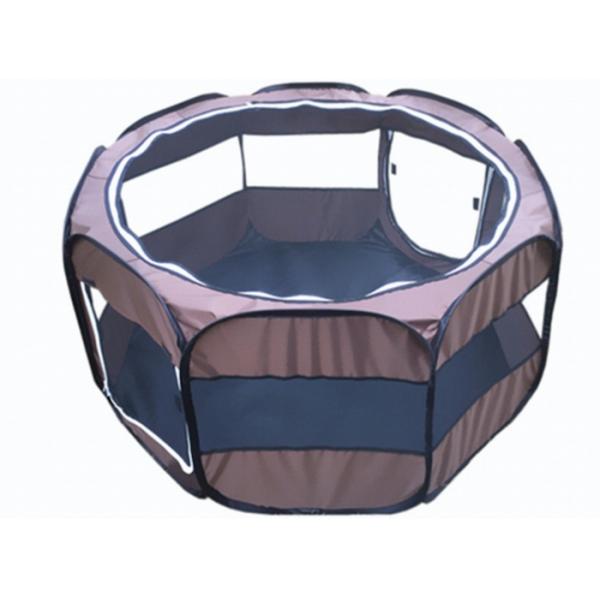 складчатость шатра дома собаки 600D Оксфорда водоустойчивая портативная большая для крытое на открытом воздухе 120X120X64cm