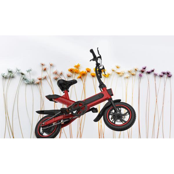 High Speed Electric Folding Travel Bike Battery Voltage 36V Capacity 10AH