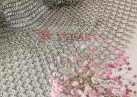 Metal redondo de aço inoxidável Ring Mesh For Building Decoration