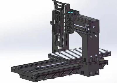 Stable Gantry CNC Machining Center , 35KVA CNC Double Column Milling Machine