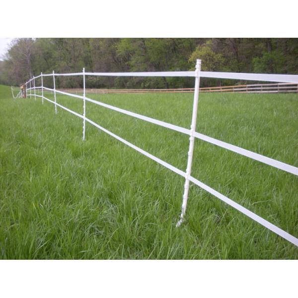 Durable Waterproof Plastic Electric Fence Posts with Multi-Slot Design and UV-Stabilized Material