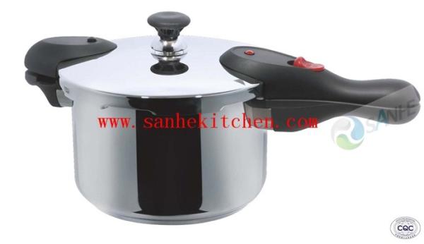 Factory supply hot sale fashional stainless steel pressure cooker,Triple bottom