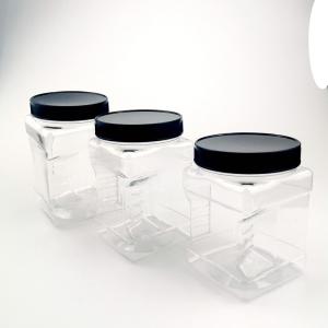 Shatterproof Kitchen Countertop 500ml Plastic Food Jars