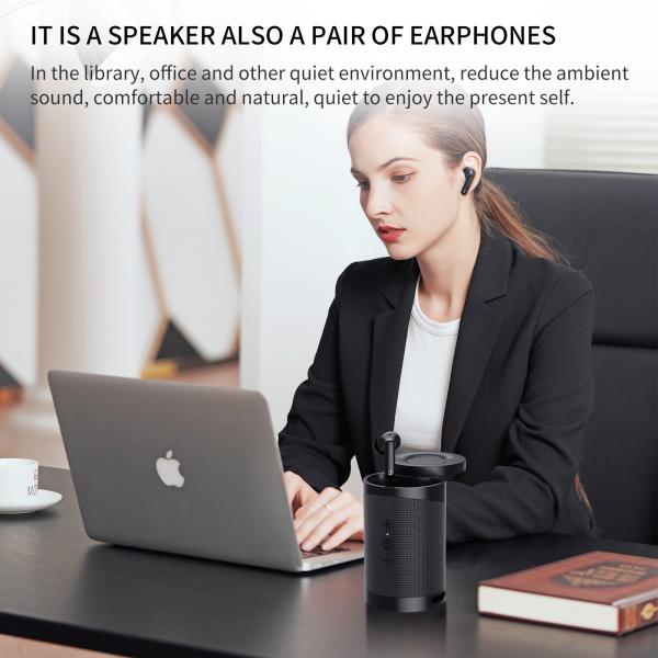 Smart Bass Bluetooth Speaker Earbuds , Noise Cancelling Tws Earbuds OEM ODM