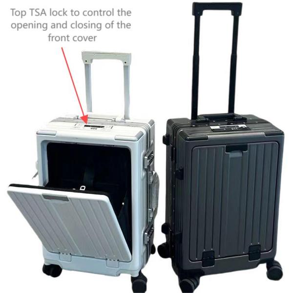 TSA одобрила багаж для пассажиров из алюминия чемодан с крутящим колесом