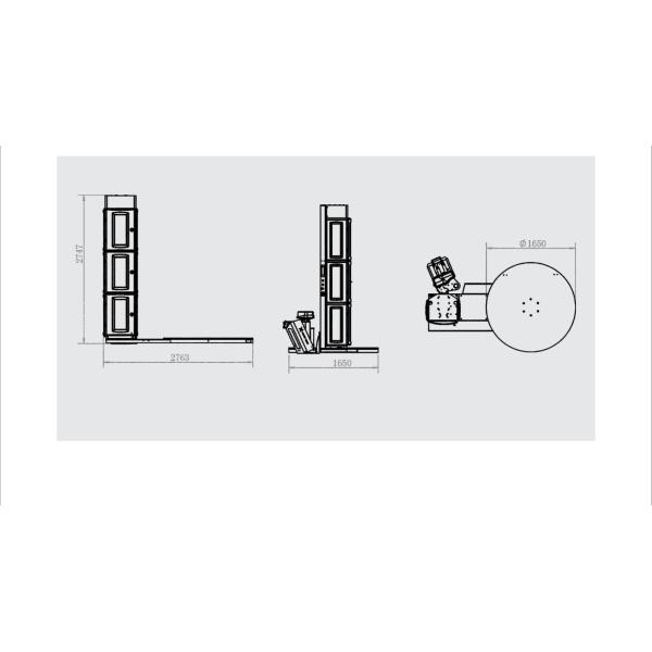 Precise Stretch CE Fully Automatic Pallet Wrapping Machine