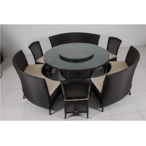 outdoor rattan round garden dinning furniture--16028