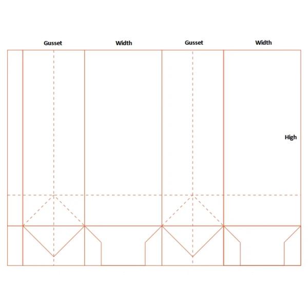 Reusable Paper Food Delivery Bags Recycled Twisted Handle Kraft Takeaway Bags