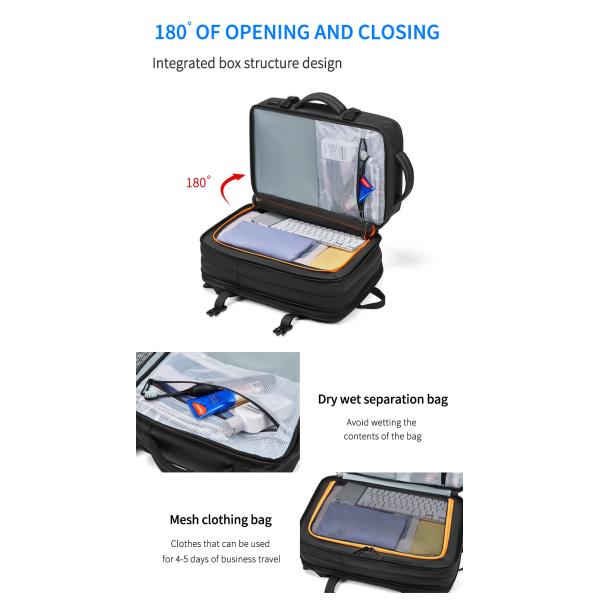 Oxford 17.3 Inch Laptop Backpack Waterproof Office Backpack 20-47Litre