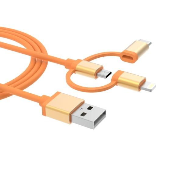 Round C89 Mfi Lightning 2.4A 6ft Usb Charger Cable