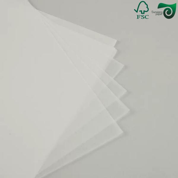 FSC 15grs 17grs Translucent Glassine Paper Metal Protect Packing Paper