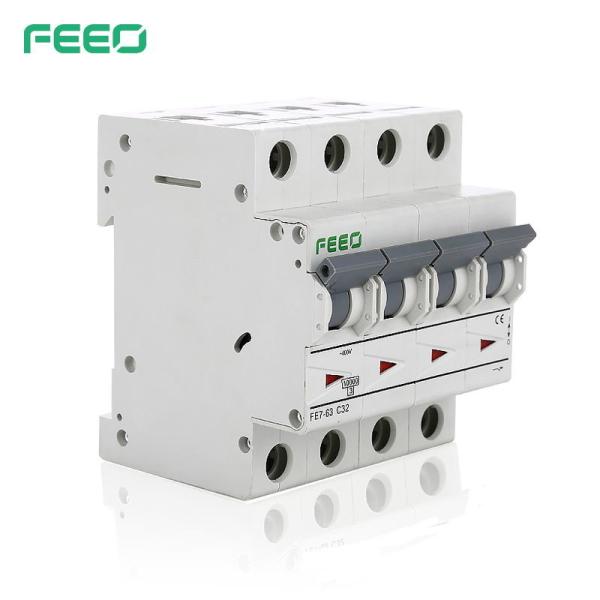 FE7-63 3P AC Power Circuit Breaker 10KA 400VAC For Lighting Distribution