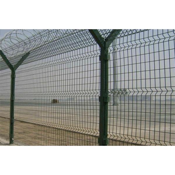 Y Fence Post Welded Mesh Fence Security Wire Mesh Fence With Razor Wire