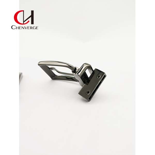 Zinc Alloy Clamp Style Belt Buckles , Lightweight Silver Belt Buckles For Men