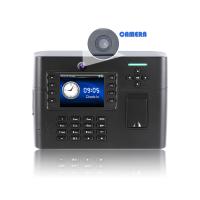 Contrôle d'accès biométrique d'empreintes digitales de grande capacité et temps de présence avec caméra et batterie intégrée TCP/IP USB