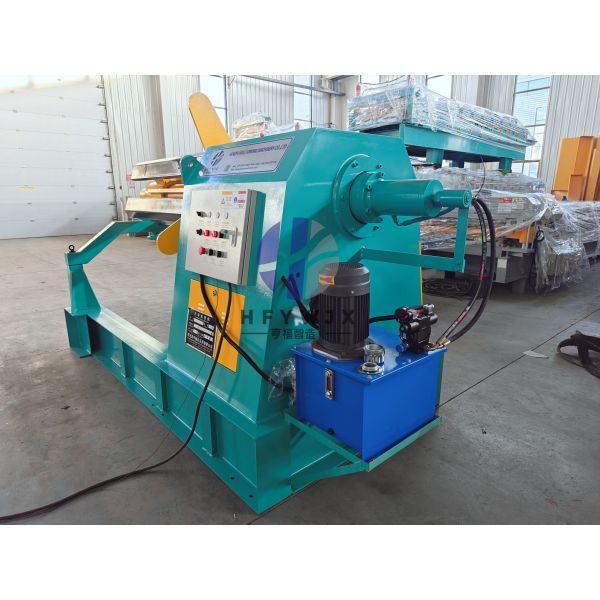 6 Ton Full Automatic Electric Uncoiler Machine with PLC Control System and Hydraulic Pressure for Metal Processing