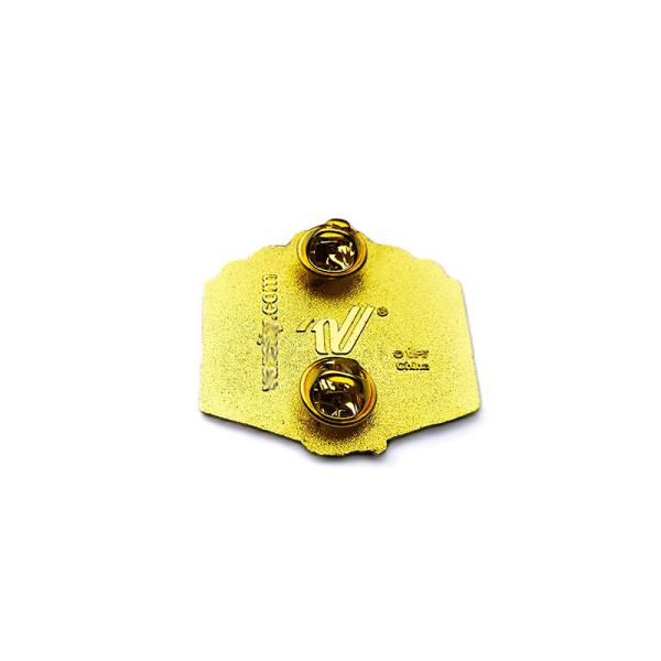 School Association Customized Lapel Pins Die Casting With Embossed Back Texts