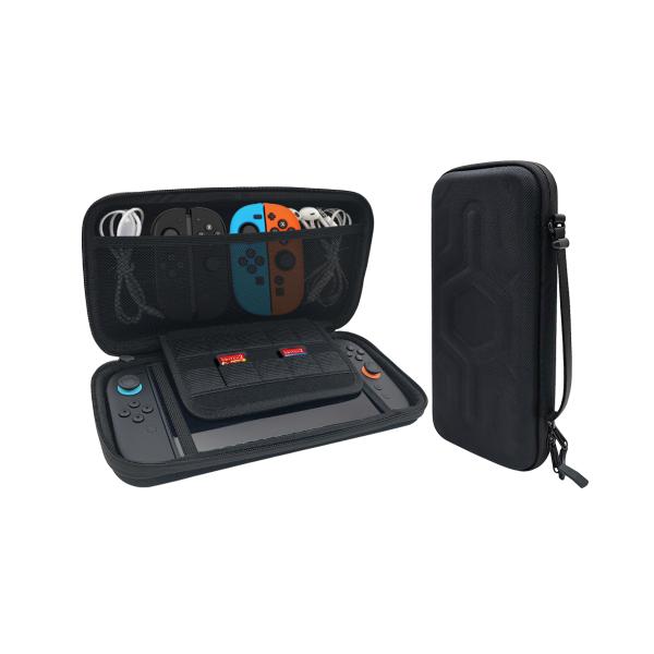 Drop-Resist Mech Pattern Hard Carrying Bag for Nintendo Switch 2