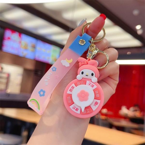 Каваи рюкзак сумка ручная сумочка ключевой цепочка чары с мультфильмом животных подвесок