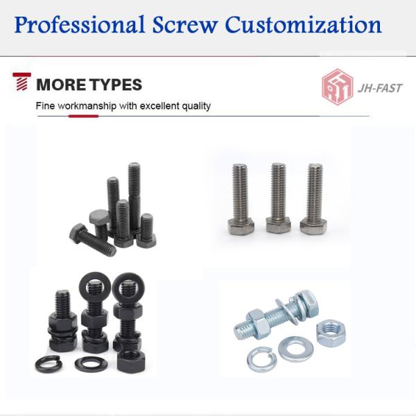 Прямая отделка GB Стандартные шестеренные болты и гайки из нержавеющей стали 304 316 для производства