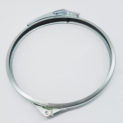 braçadeira de tubulação galvanizada 160mm da coleção de poeira da braçadeira de tubulação