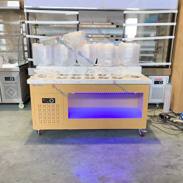OEM Hotpot Refrigerator Commercial Countertop Refrigerator Display Mechanical Thermostat