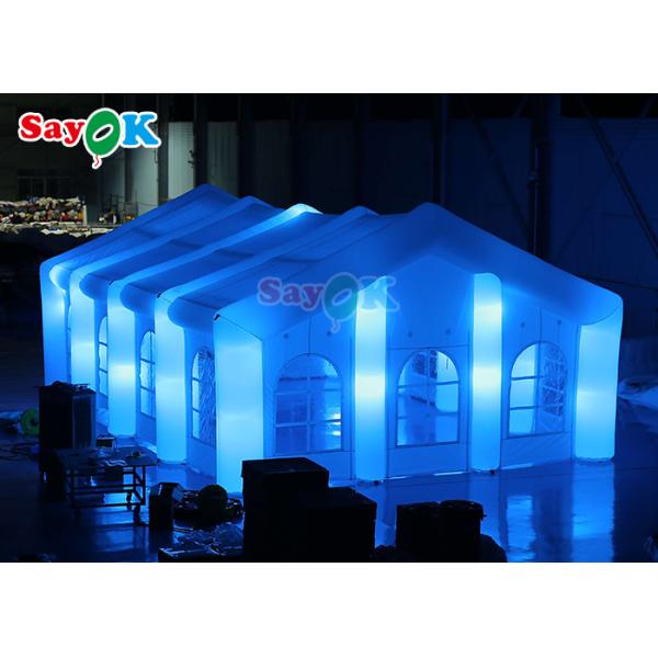 Custom Outdoor Inflatable Tent Party Night Club Structure Inflatable Bar Tent White Color