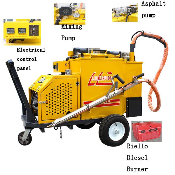 Self Propelled Concrete Crack Repair Machine With 100L Tank