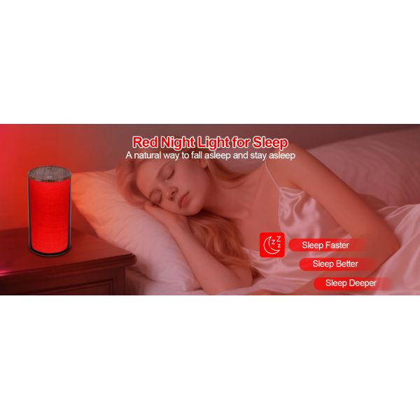 Rechargeable Sleep Aid Night Light Portable Red Night Light Customizable