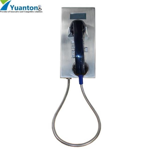 Waterproof Vandal Resistant Stainless Steel Telephone Without Keypad