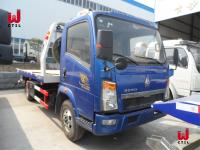 Manual resistente do Wrecker de Tow Truck Blue 4X2 do Wrecker de Cnhtc