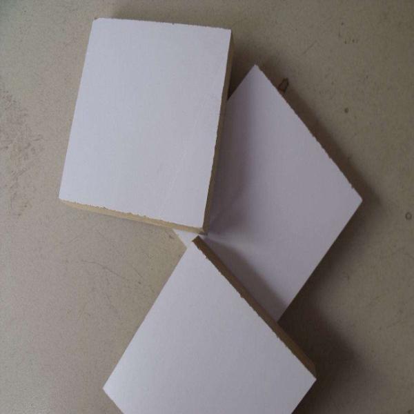 Interior Decoration Laminated MDF Board High Gloss White / Warm White / Titanium White