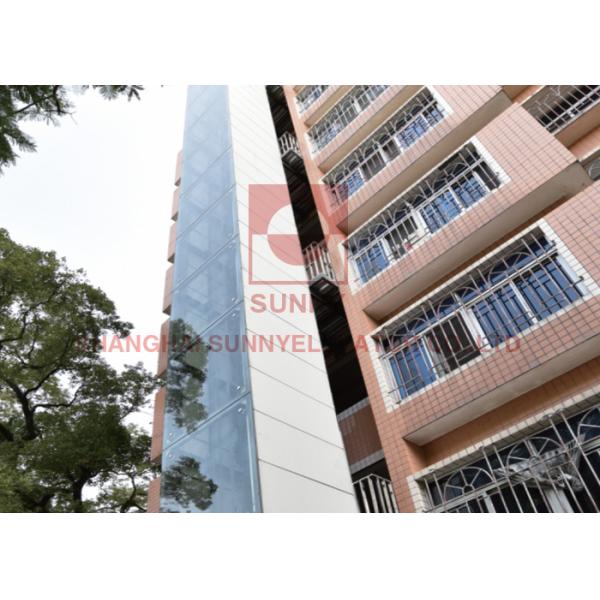 Здание стальной структуры поднимает космос спасения лифтов экологический дружелюбный