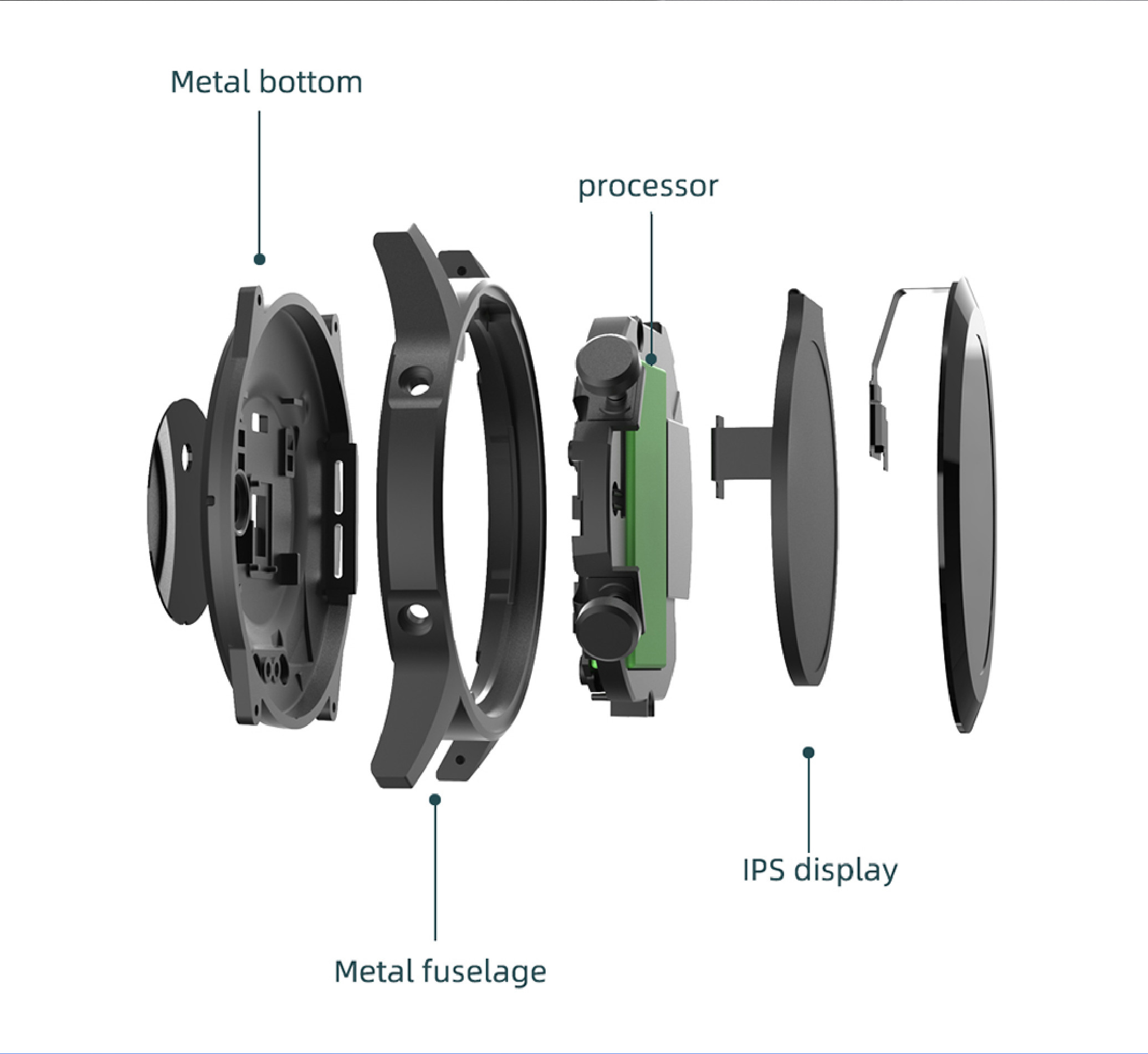 Сообщения H53 Inteligente дозора детей приспосабливать Wristband андроида GT2 умный