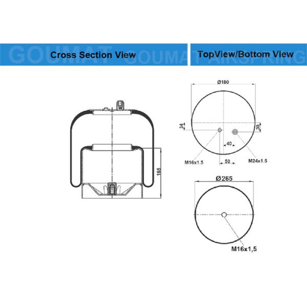Sirva a asamblea la amortiguación de aire con resorte MERCEDES-BENZ A9423202721 CONTITECH 4187NP22/4187N P22
