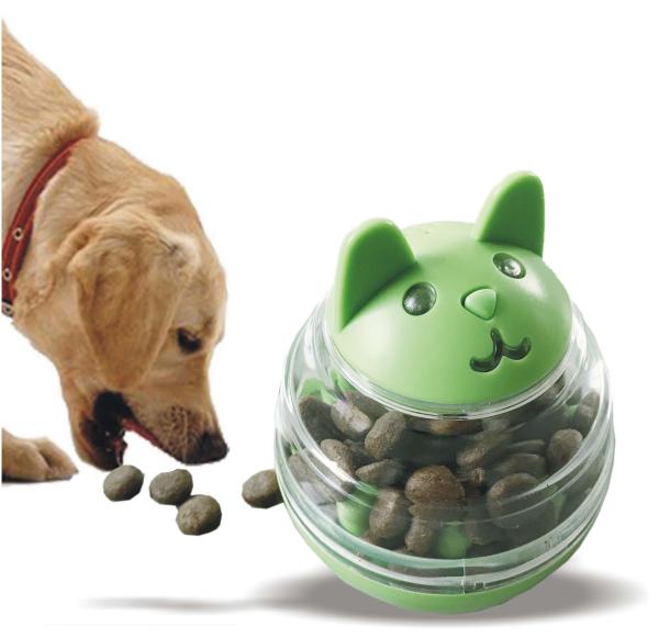 Interactive Tumbler Cat Feeding Bowls , Cat Food And Water Bowls Durable