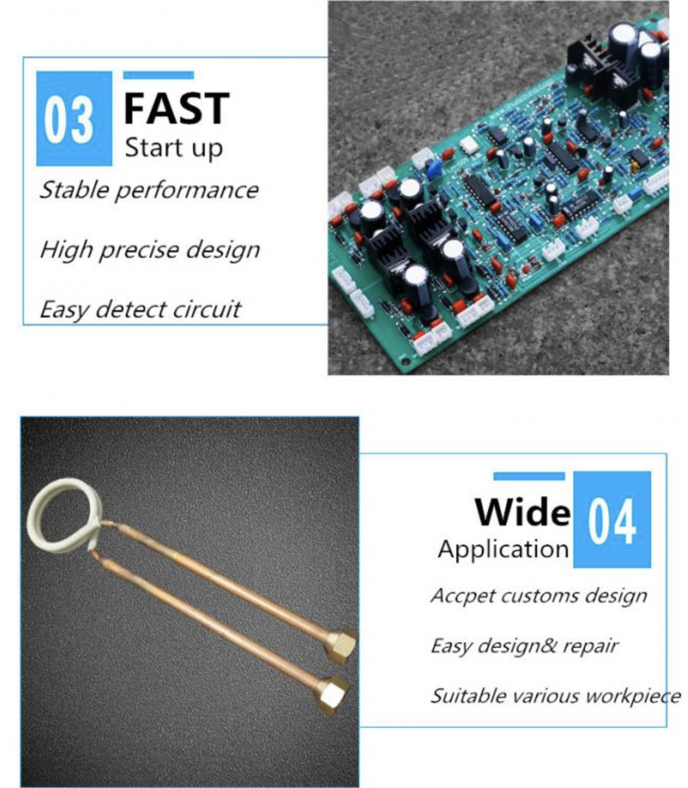 Vertical High Frequency Induction Brazing Heater For Cutter Tools