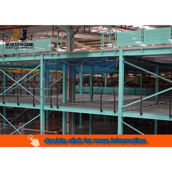 Galvanized Warehouse Mezzanine Floors 500kg/Sqm-1500kg/sqm For Material Handling
