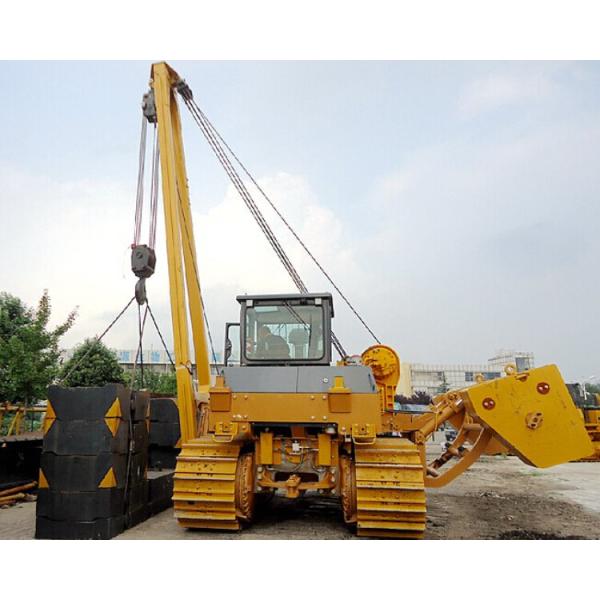 90 Ton Road Construction Equipment , Shantui Pipelayer Full Hydraulic Sideboom Pipeline Transport Hoisting Machinery