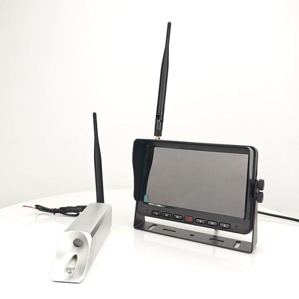 2412MHz - 2484MHz Forklift Wireless Camera System 7 Inch Wireless Rear View Camera