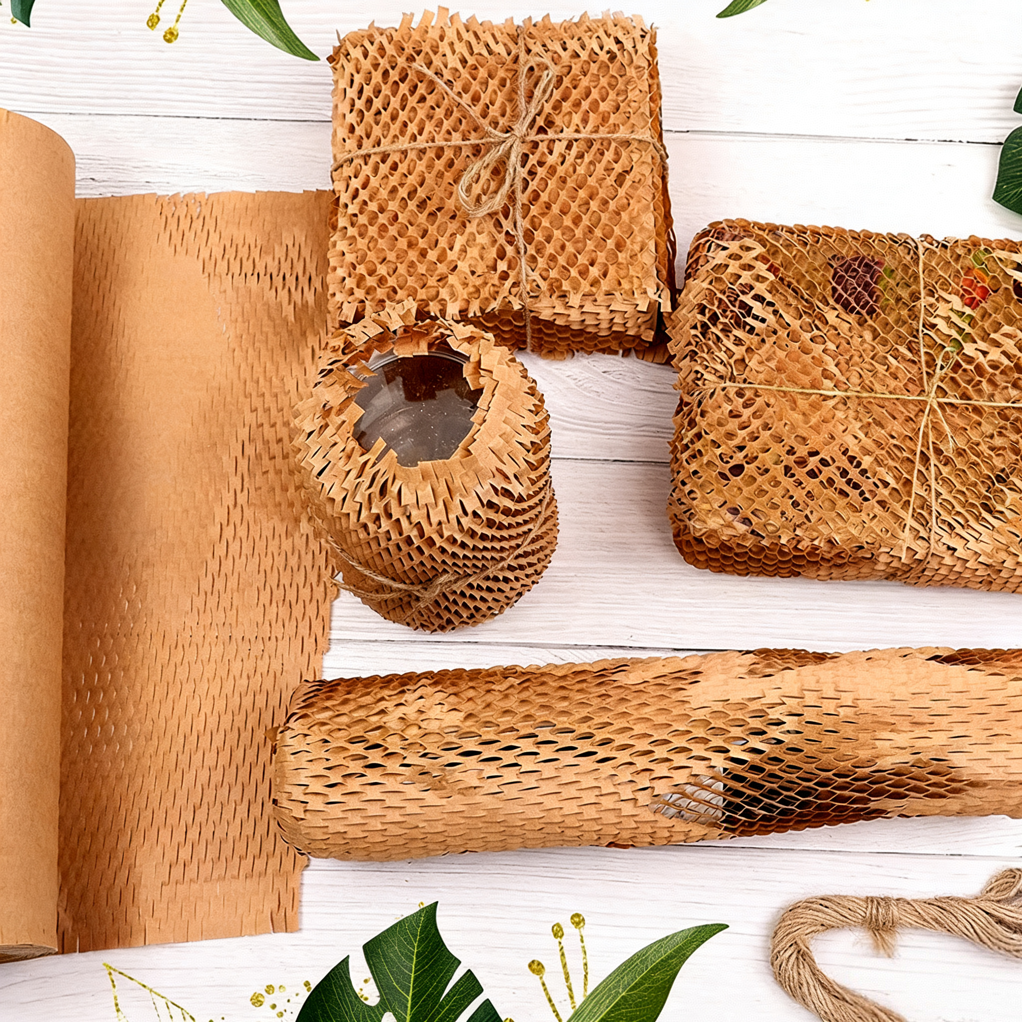 10 - 52cm Honeycomb Paper Sheet Cut To Size  Cushioning Honeycomb Paper Roll
