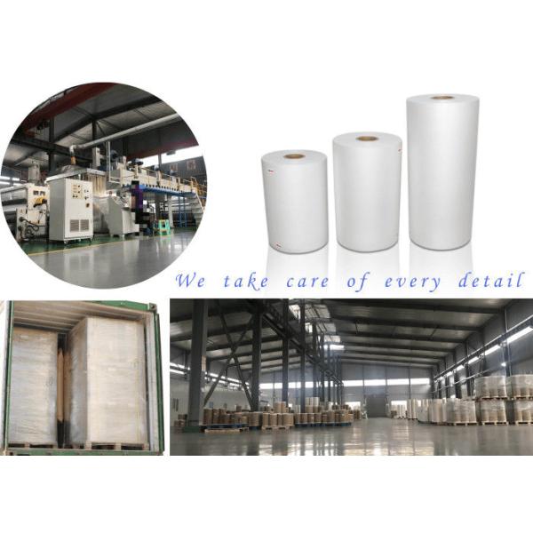Glossy / Matte White BOPP Thermal Lamination Film FDA Certificate Passed