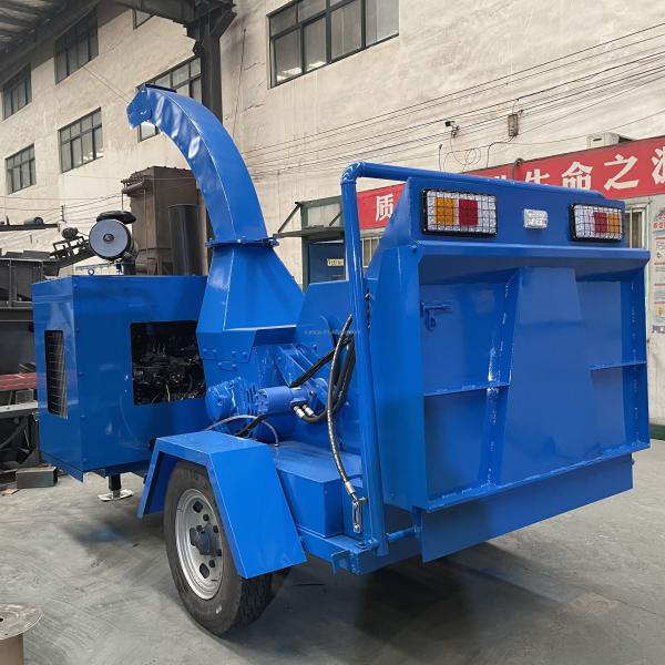 Customizable 102/110hp Turbo Diesel Engine Wood Shredder for Agricultural and Forestry